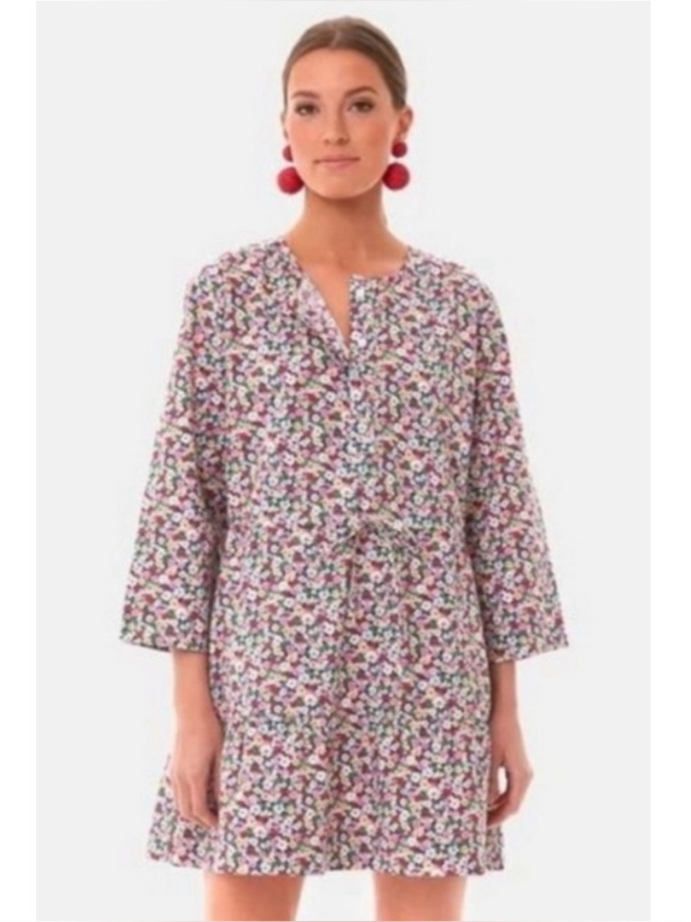 Tuckernuck Lucy Floral Shirt Dress Medium